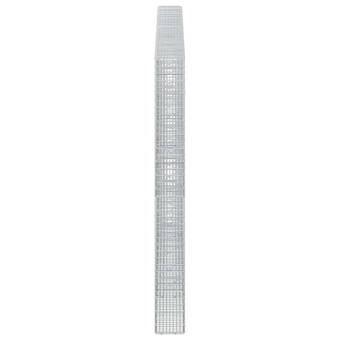 Gabion cu fir de 3,5 mm și plasă de 5x2,5 cm 350x20x200 cm WALTI