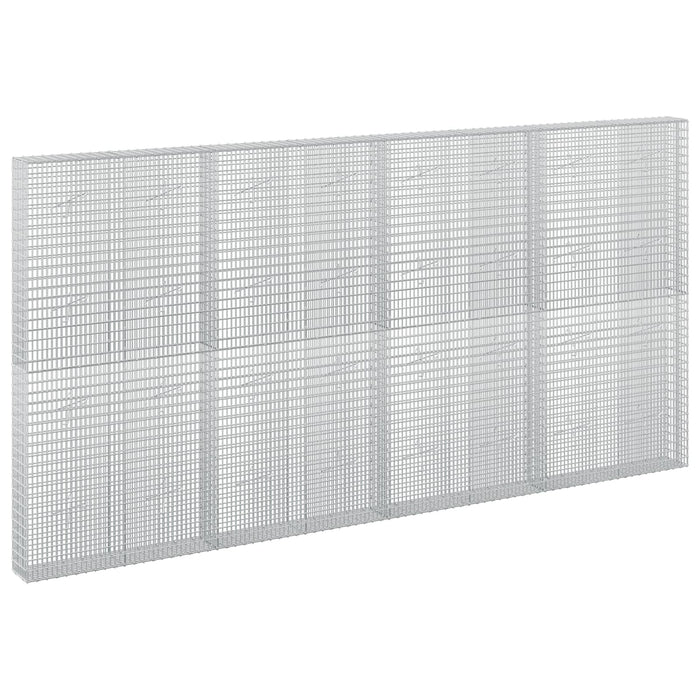 Gabion cu fir de 3,5 mm și plasă de 5x2,5 cm 400x20x200 cm WALTI