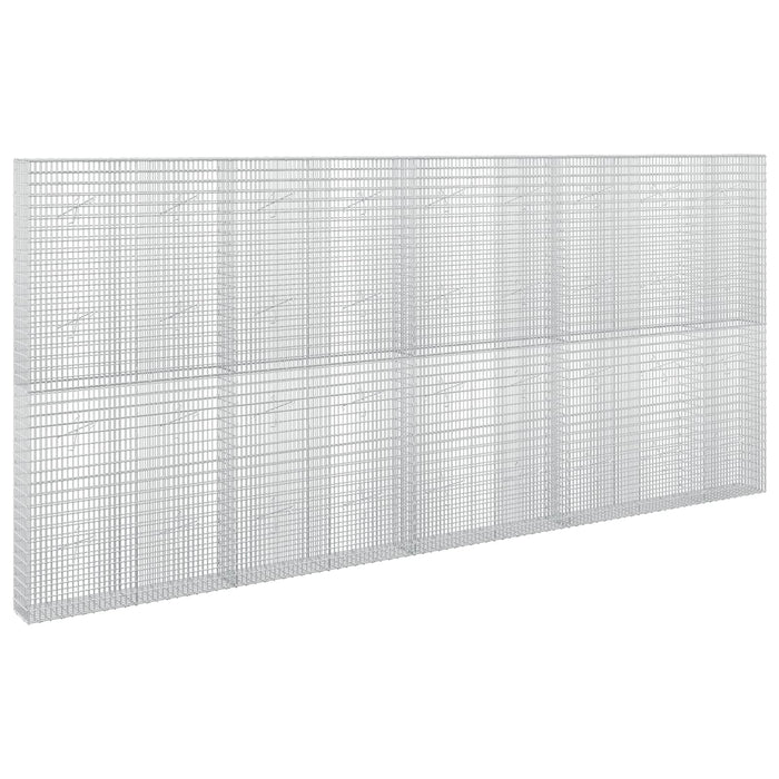 Gabion cu fir de 3,5 mm și plasă de 5x2,5 cm 450x20x200 cm WALTI