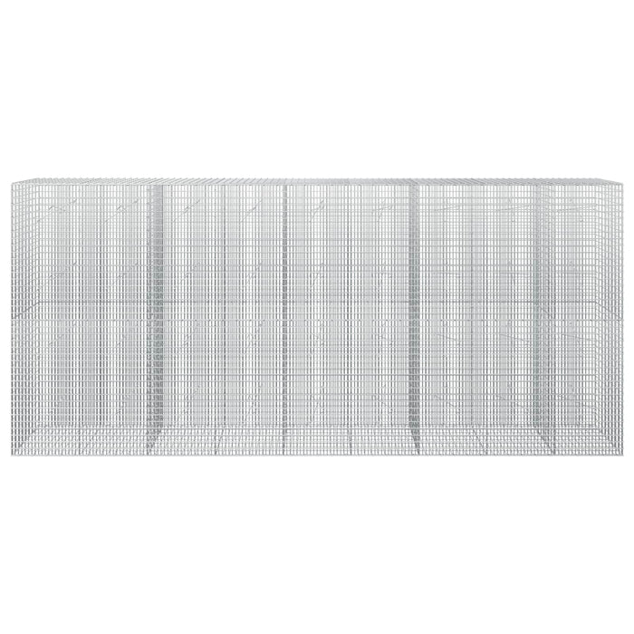 Gabion cu fir de 3,5 mm și plasă de 5x2,5 cm 450x20x200 cm WALTI