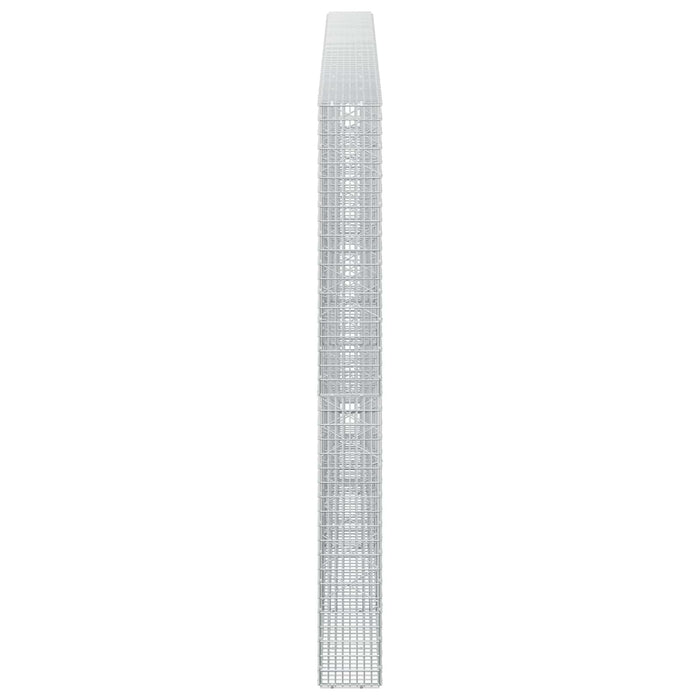 Gabion cu fir de 3,5 mm și plasă de 5x2,5 cm 450x20x200 cm WALTI