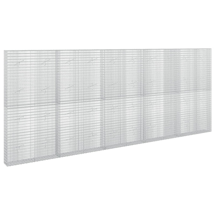 Gabion cu fir de 3,5 mm și plasă de 5x2,5 cm 500x20x200 cm - WALTI WALTI