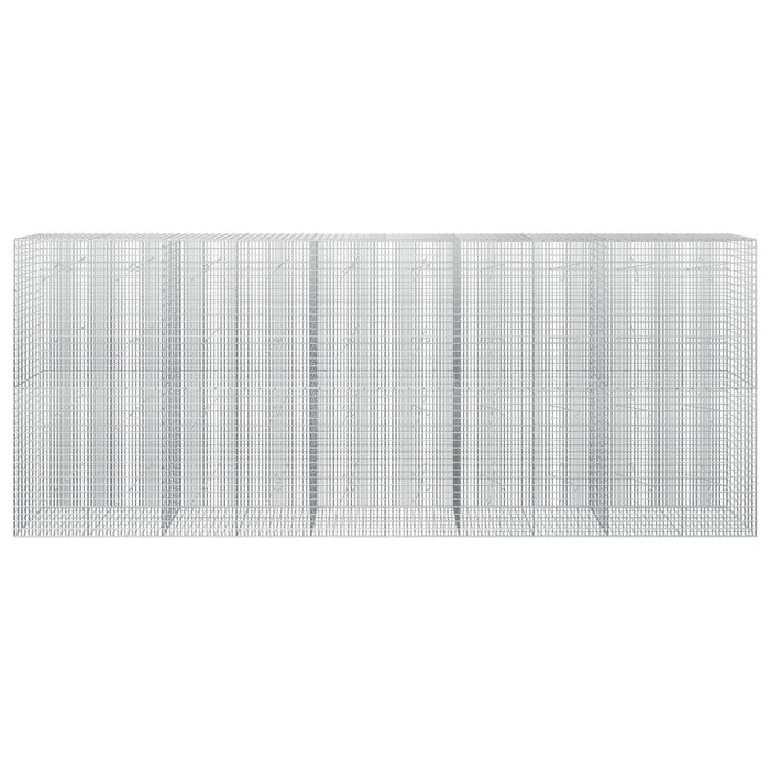 Gabion cu fir de 3,5 mm și plasă de 5x2,5 cm 500x20x200 cm - WALTI WALTI