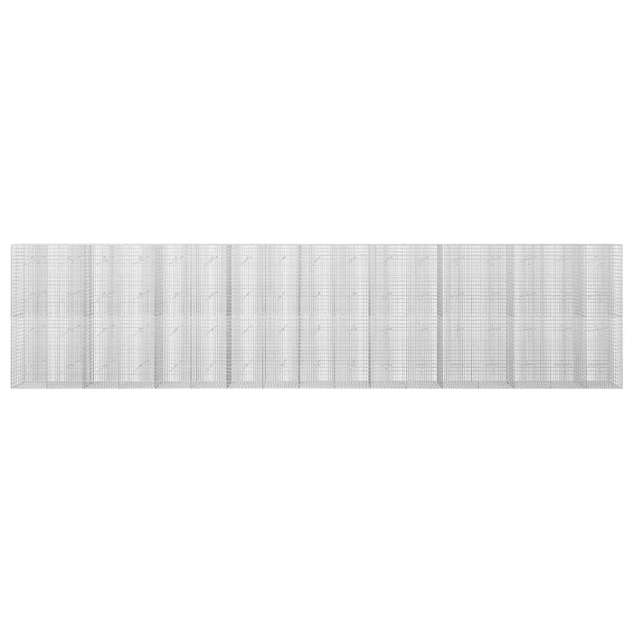 Gabion cu fir de 3,5 mm și plasă de 5x2,5 cm 850x20x200 cm WALTI