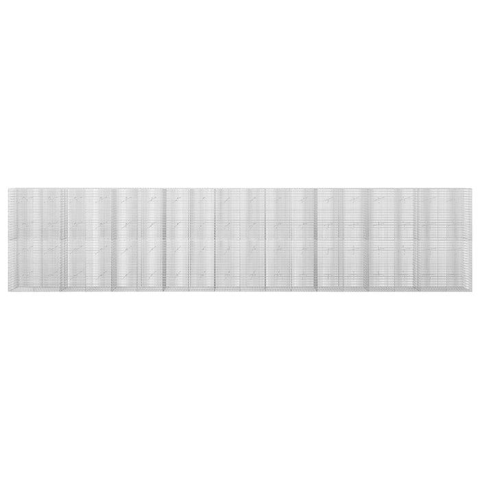 Gabion cu fir de 3,5 mm și plasă de 5x2,5 cm 900x20x200 cm WALTI