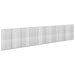 Gabion cu fir de 3,5 mm și plasă de 5x2,5 cm 950x20x200 cm - WALTI WALTI
