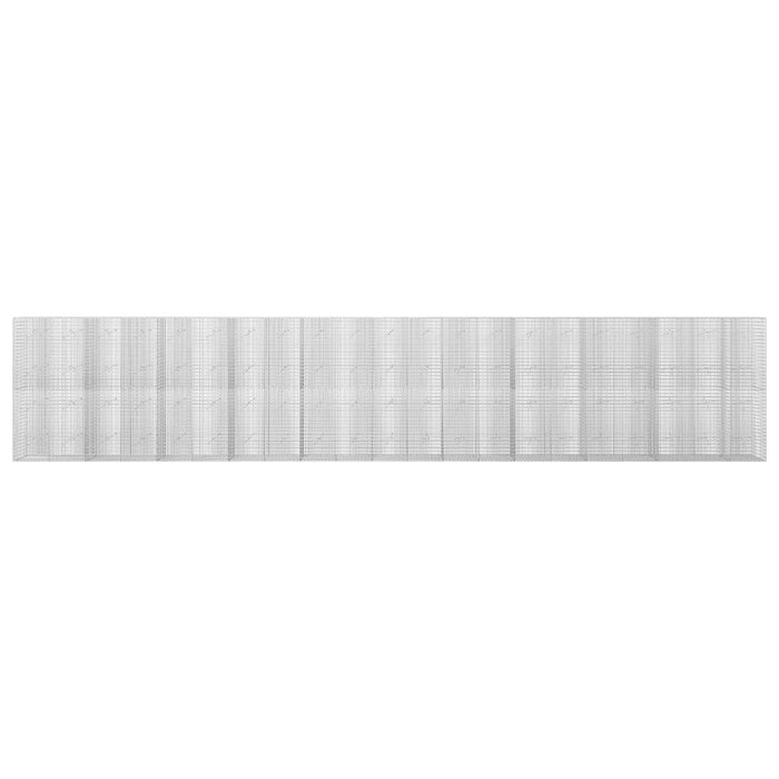 Gabion cu fir de 3,5 mm și plasă de 5x2,5 cm 1050x20x200 cm WALTI