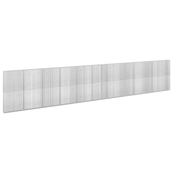 Gabion cu fir de 3,5 mm și plasă de 5x2,5 cm 1100x20x200 cm WALTI