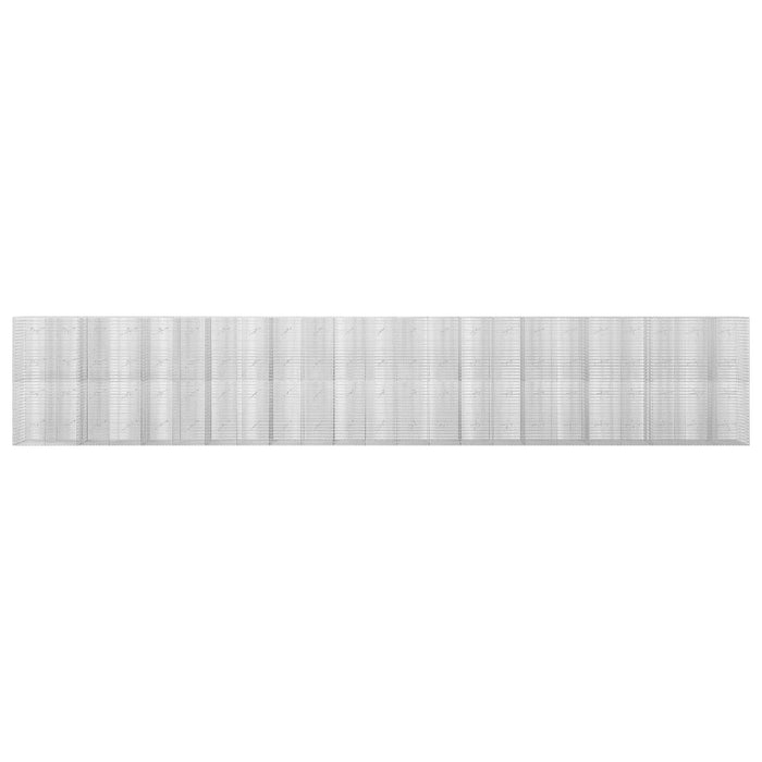 Gabion cu fir de 3,5 mm și plasă de 5x2,5 cm 1150x20x200 cm WALTI