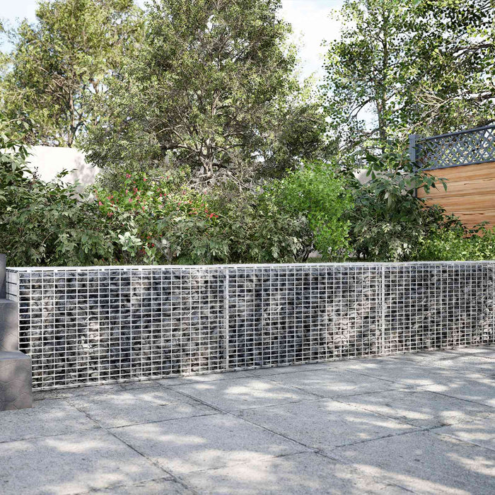 Gabion cu fir de 3,5 mm și plasă de 5x2,5 cm 200x30x50 cm - WALTI WALTI