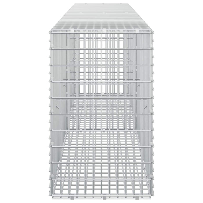 Gabion cu fir de 3,5 mm și plasă de 5x2,5 cm 200x30x50 cm - WALTI WALTI