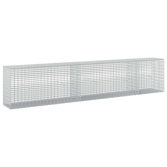 Gabion cu fir de 3,5 mm și plasă de 5x2,5 cm 250x30x50 cm WALTI