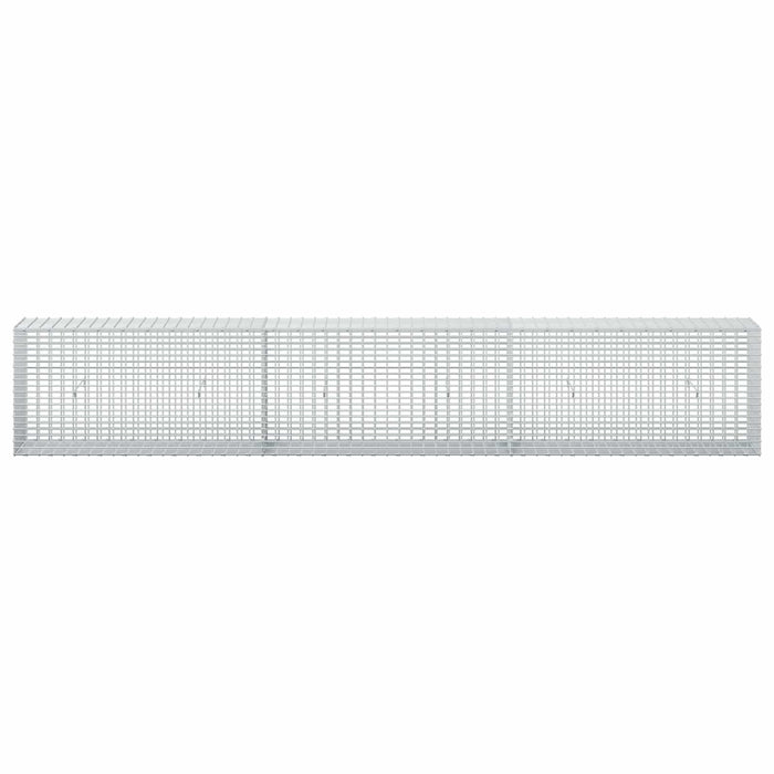 Gabion cu fir de 3,5 mm și plasă de 5x2,5 cm 300x30x50 cm WALTI