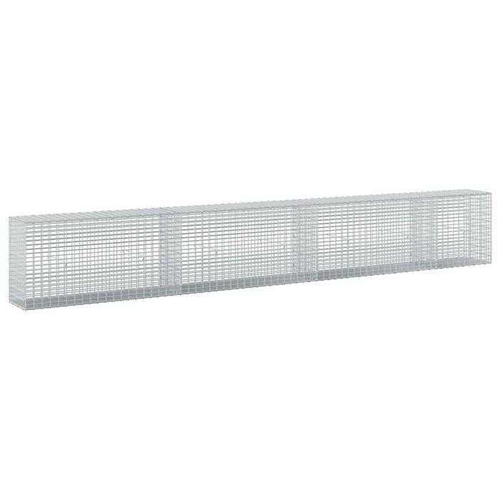 Gabion cu fir de 3,5 mm și plasă de 5x2,5 cm 350x30x50 cm WALTI