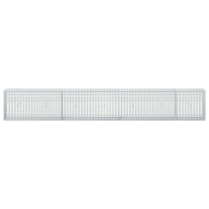 Gabion cu fir de 3,5 mm și plasă de 5x2,5 cm 350x30x50 cm WALTI