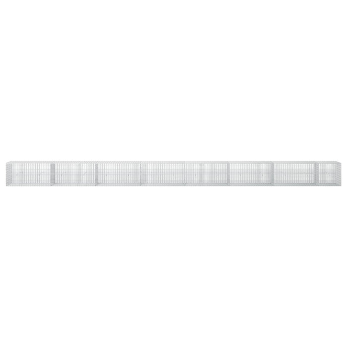 Gabion cu fir de 3,5 mm și plasă de 5x2,5 cm 750x30x50 cm WALTI