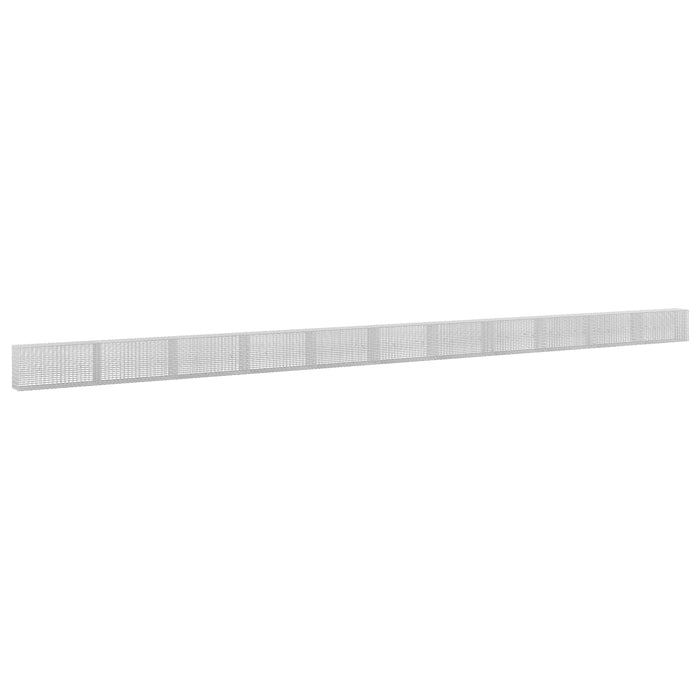 Gabion cu fir de 3,5 mm și plasă de 5x2,5 cm 1100x30x50 cm WALTI