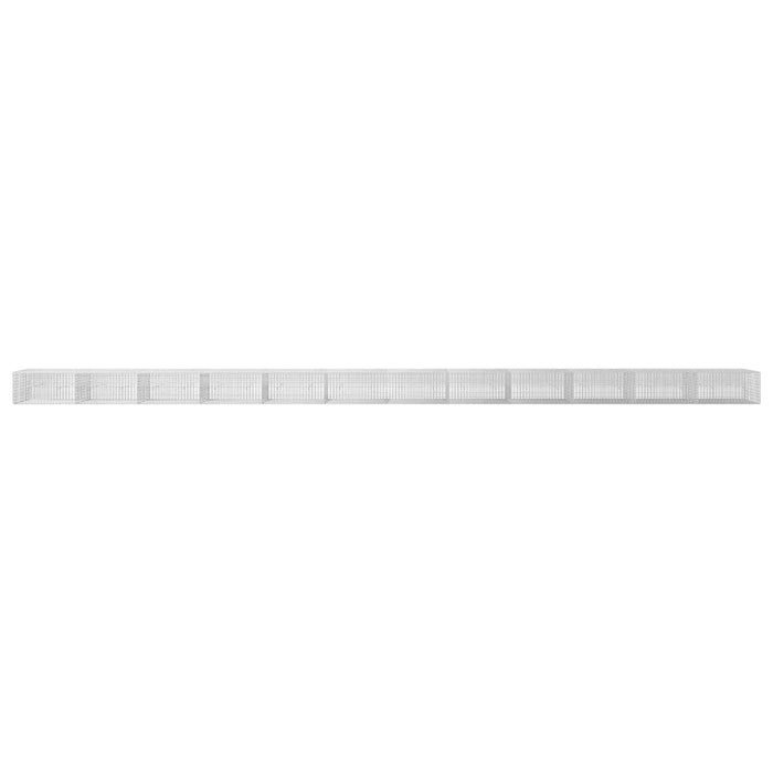 Gabion cu fir de 3,5 mm și plasă de 5x2,5 cm 1200x30x50 cm WALTI