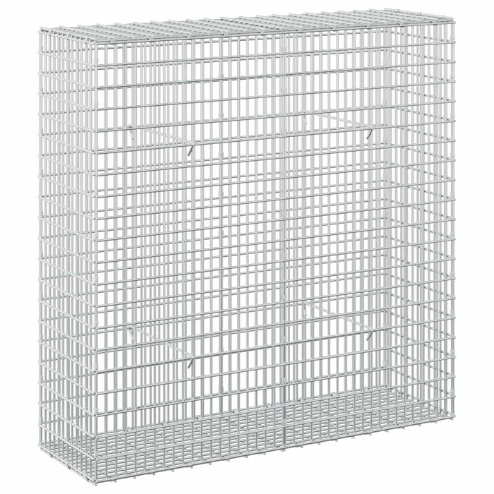 Gabion cu fir de 3,5 mm și plasă de 5x2,5 cm 100x30x100 cm WALTI