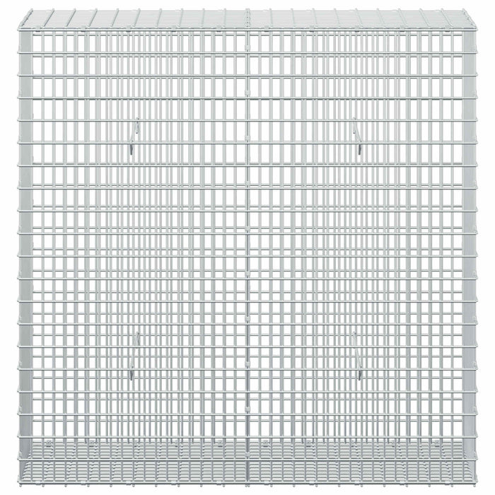 Gabion cu fir de 3,5 mm și plasă de 5x2,5 cm 100x30x100 cm WALTI