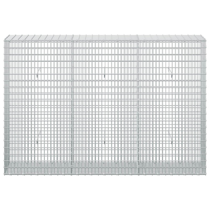 Gabion cu fir de 3,5 mm și plasă de 5x2,5 cm 150x30x100 cm WALTI