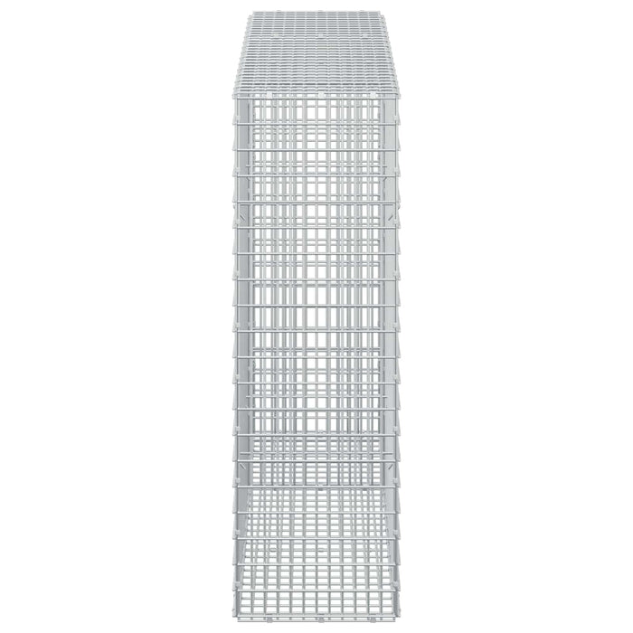 Gabion cu fir de 3,5 mm și plasă de 5x2,5 cm 150x30x100 cm WALTI