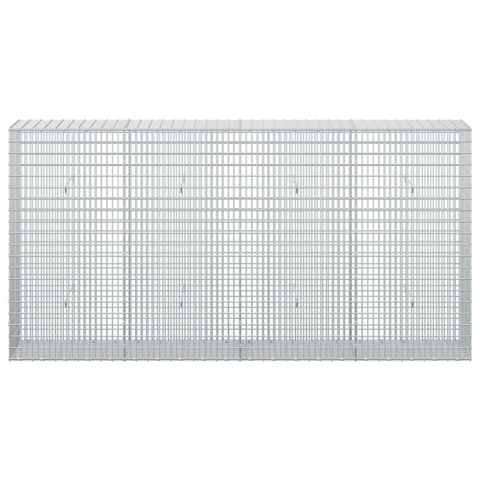 Gabion cu fir de 3,5 mm și plasă de 5x2,5 cm 200x30x100 cm WALTI