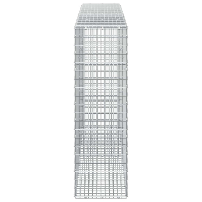 Gabion cu fir de 3,5 mm și plasă de 5x2,5 cm 200x30x100 cm WALTI