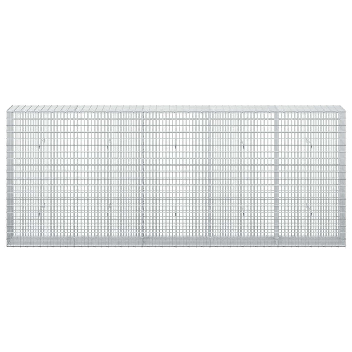 Gabion cu fir de 3,5 mm și plasă de 5x2,5 cm 250x30x100 cm WALTI
