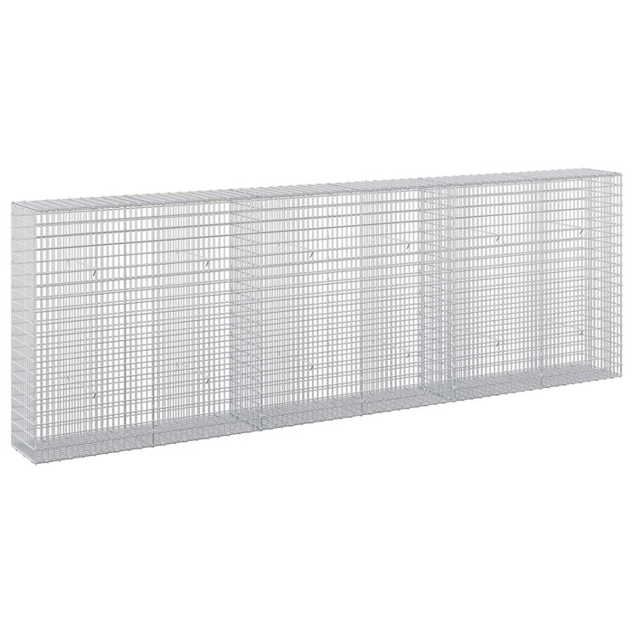 Gabion cu fir de 3,5 mm și plasă de 5x2,5 cm 300x30x100 cm - WALTI WALTI