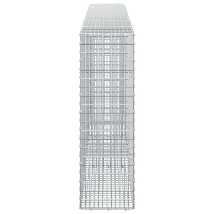 Gabion cu fir de 3,5 mm și plasă de 5x2,5 cm 300x30x100 cm - WALTI WALTI