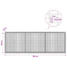 Gabion cu fir de 3,5 mm și plasă de 5x2,5 cm 300x30x100 cm - WALTI WALTI