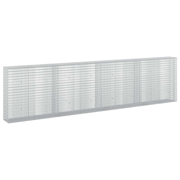 Gabion cu fir de 3,5 mm și plasă de 5x2,5 cm 400x30x100 cm WALTI