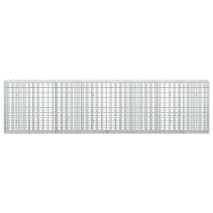 Gabion cu fir de 3,5 mm și plasă de 5x2,5 cm 400x30x100 cm WALTI