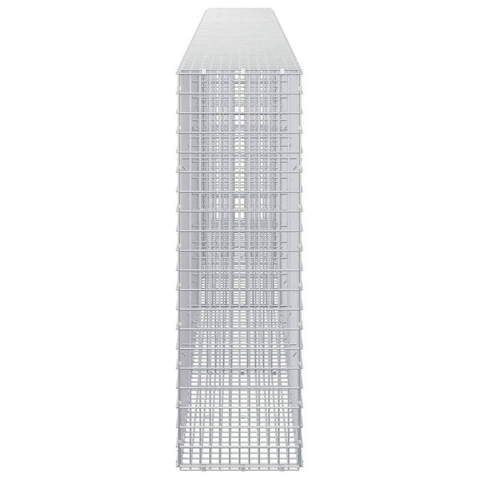 Gabion cu fir de 3,5 mm și plasă de 5x2,5 cm 400x30x100 cm WALTI