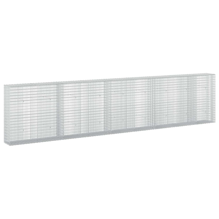 Gabion cu fir de 3,5 mm și plasă de 5x2,5 cm 450x30x100 cm WALTI