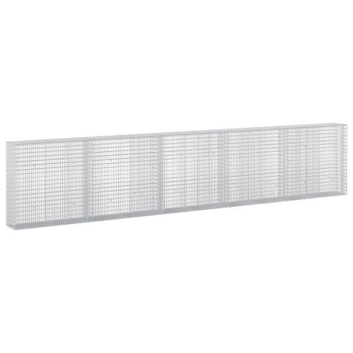Gabion cu fir de 3,5 mm și plasă de 5x2,5 cm 500x30x100 cm WALTI