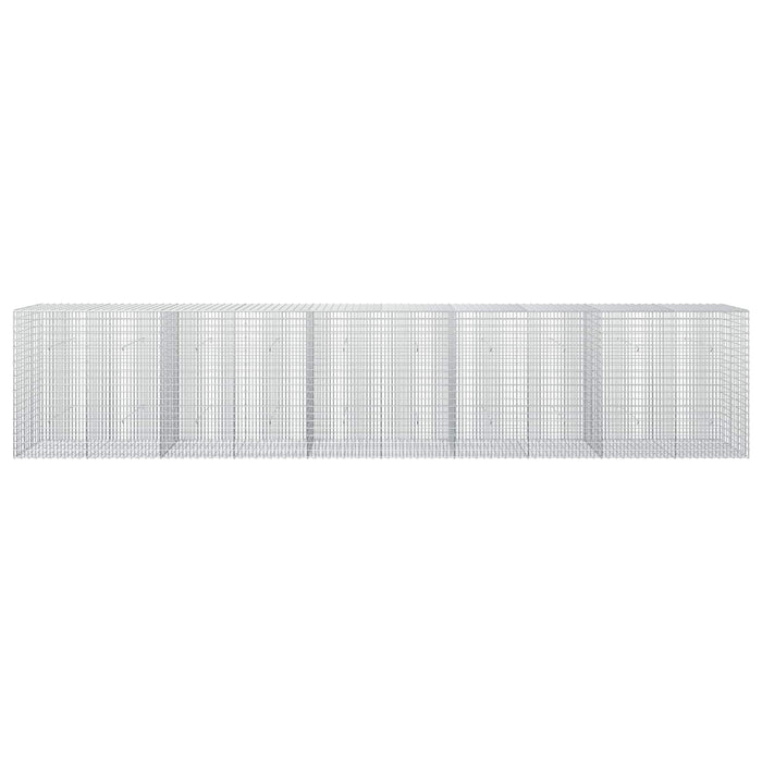 Gabion cu fir de 3,5 mm și plasă de 5x2,5 cm 500x30x100 cm WALTI