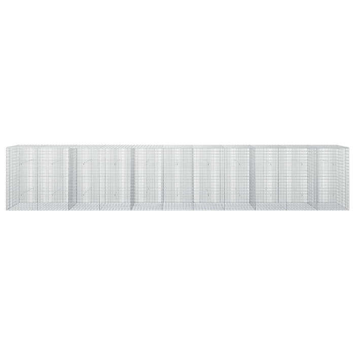 Gabion cu fir de 3,5 mm și plasă de 5x2,5 cm 550x30x100 cm WALTI