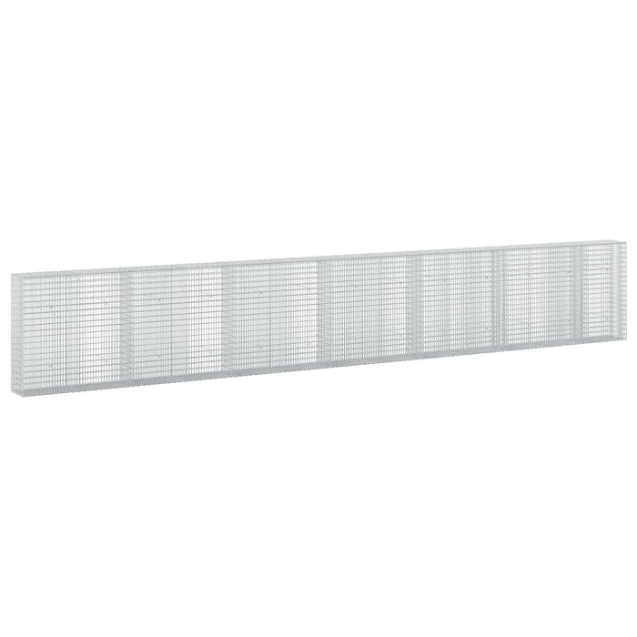 Gabion cu fir de 3,5 mm și plasă de 5x2,5 cm 650x30x100 cm WALTI