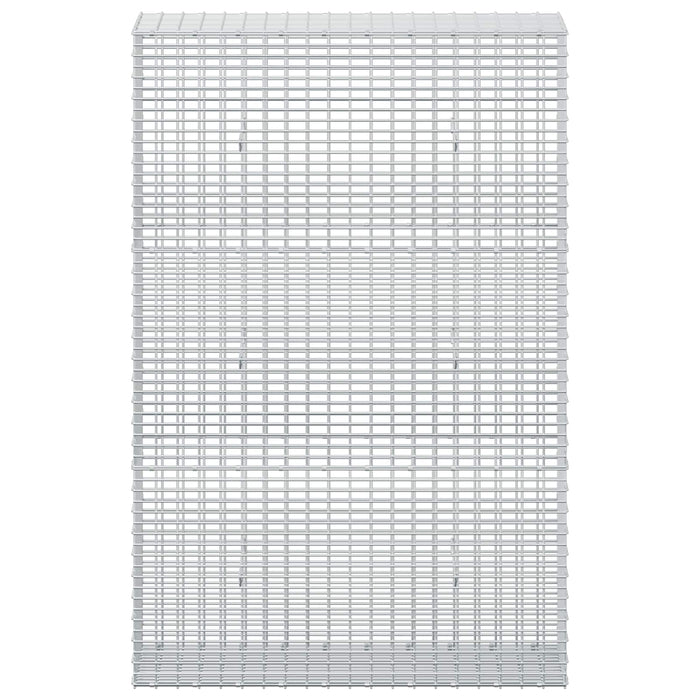 Gabion cu fir de 3,5 mm și plasă de 5x2,5 cm 100x30x150 cm - WALTI WALTI