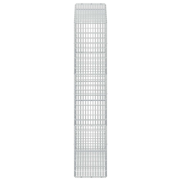 Gabion cu fir de 3,5 mm și plasă de 5x2,5 cm 100x30x150 cm - WALTI WALTI