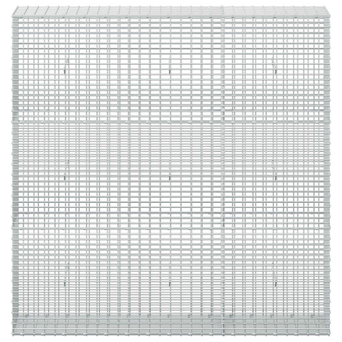 Gabion cu fir de 3,5 mm și plasă de 5x2,5 cm 150x30x150 cm WALTI