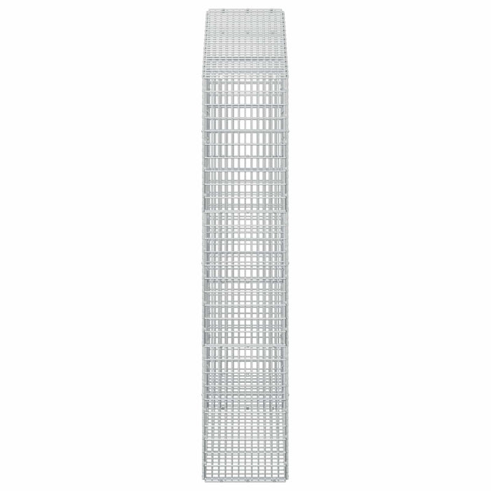 Gabion cu fir de 3,5 mm și plasă de 5x2,5 cm 150x30x150 cm WALTI