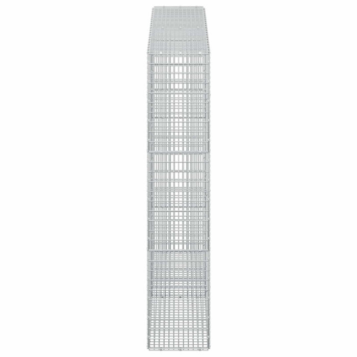 Gabion cu fir de 3,5 mm și plasă de 5x2,5 cm 200x30x150 cm - WALTI WALTI