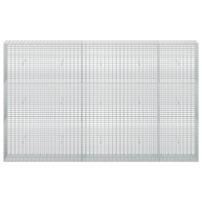 Gabion cu fir de 3,5 mm și plasă de 5x2,5 cm 250x30x150 cm WALTI