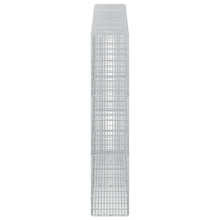 Gabion cu fir de 3,5 mm și plasă de 5x2,5 cm 250x30x150 cm WALTI