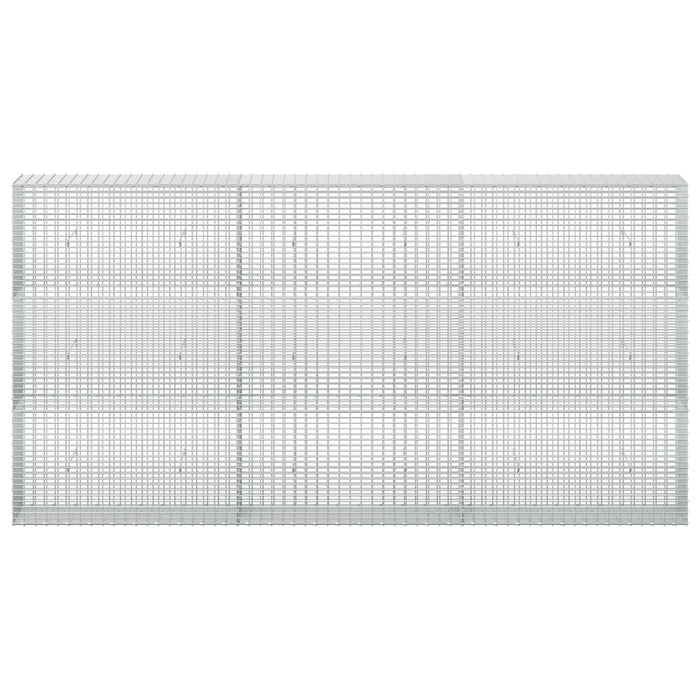 Gabion cu fir de 3,5 mm și plasă de 5x2,5 cm 300x30x150 cm WALTI