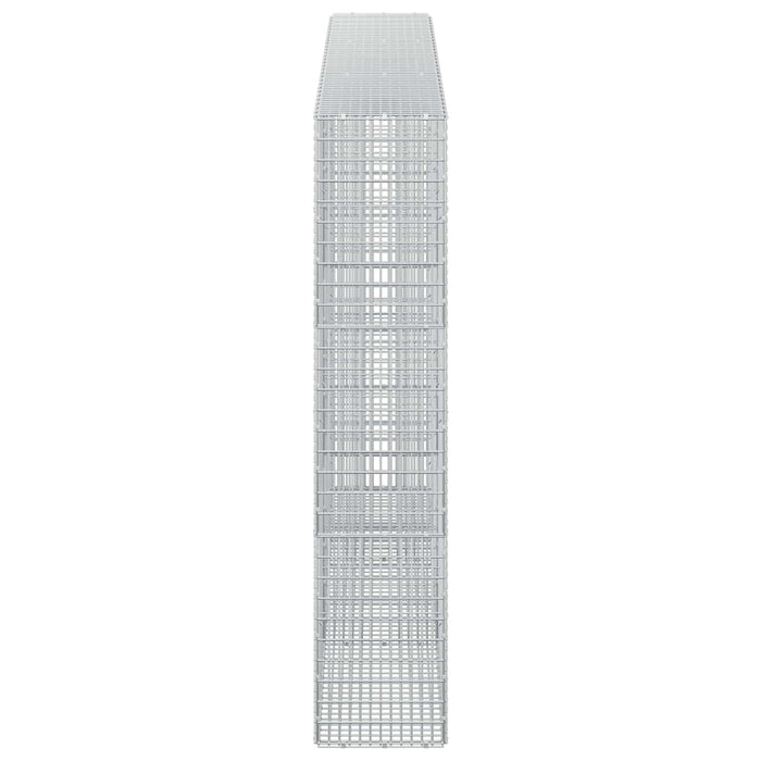 Gabion cu fir de 3,5 mm și plasă de 5x2,5 cm 300x30x150 cm WALTI