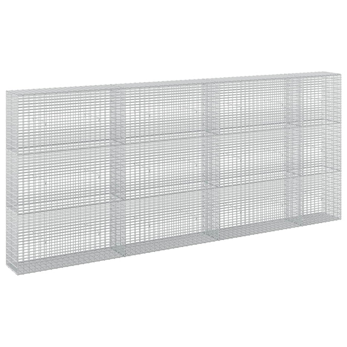 Gabion cu fir de 3,5 mm și plasă de 5x2,5 cm 350x30x150 cm WALTI